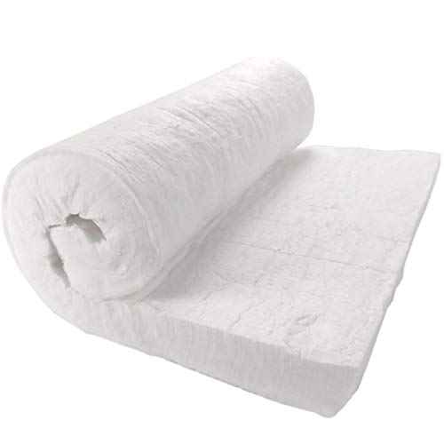 Ceramic Fiber Insulation, 2" Thick x 15" x 24", 2400F Fireproof Insulation Blanket, 3033E