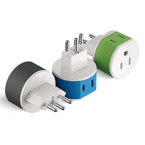 OREI Switzerland Power Plug Adapter Type J-Switzerland 3 Pack for US Devices