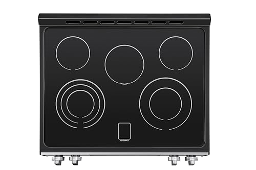 Kenmore 22-96833 5.6 cu. ft. Front-Control 5 Element Electric Range Stove with Triple and Dual Ring Elements, Steam Clean Oven, Precision Set Controls