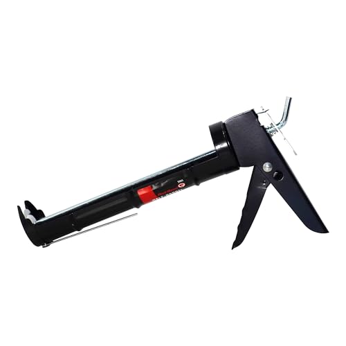 Red Devil 3985 9" Half Barrel Caulk Gun - Thrust Ratio 7:1