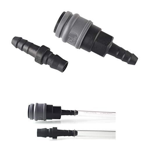 Beduan Quick Disconnect Set, Air Hose Fitting Quick Connect Coupler, 3/8" Barb Hose, Air Compressor Accessories Fitting, Industrial Type C