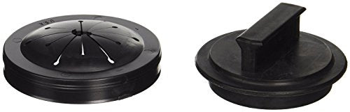 Waste King Black EZ Mount Garbage Disposal Stopper & Splash Guard - Pack of 1