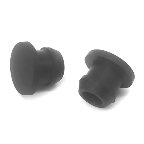 Alamic 20 Pack Silicone 1/4 Inch Hole Plugs Waterproof Sealing Rubber Fittings