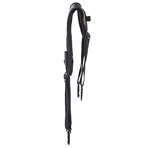 ToughBuilt ? Pro Padded Suspenders, Heavy-Duty Adjustable Work Suspenders with Breathable Padding, Durable Buckle Clips, and Reinforced Stitching for Tool Belts and Jobsite Comfort