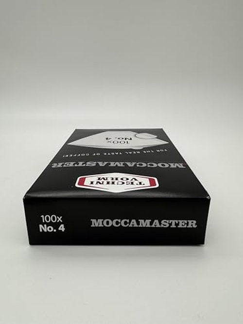 Technivorm Moccamaster #4 White Paper Filters, 100-count per box