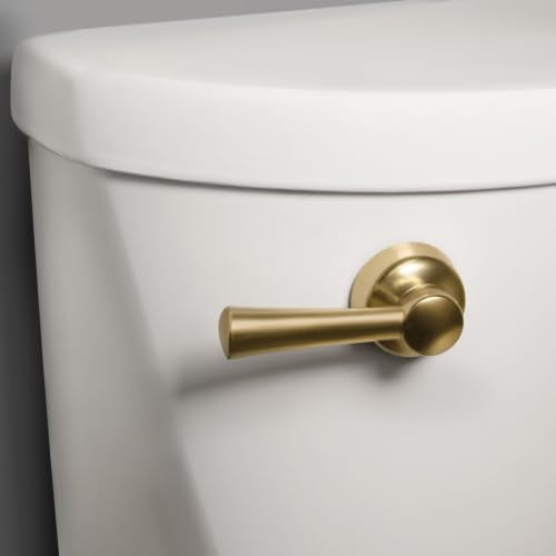 Korky Strongarm Metal Toilet Handle & Lever Brushed Gold 12.5 x 4 x 2