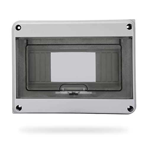 MOLLOM 8-Way Circuit Breaker MCB Distribution Box Waterproof IP65 200x155x92mm