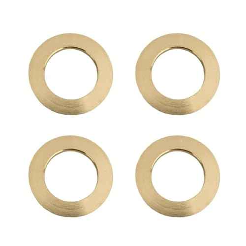 4PCS Saw Blade Bushings, 1" to 5/8" Brass Adapter Bushing Washers, Thickness of 1.5mm