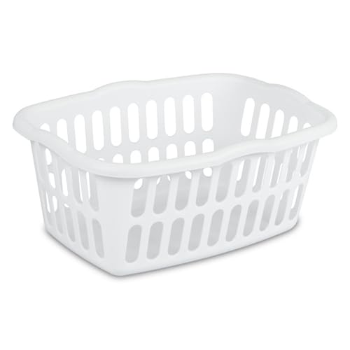 Sterilite White 12-Pack Rectangular Laundry Basket - Plastic Clothes Hamper