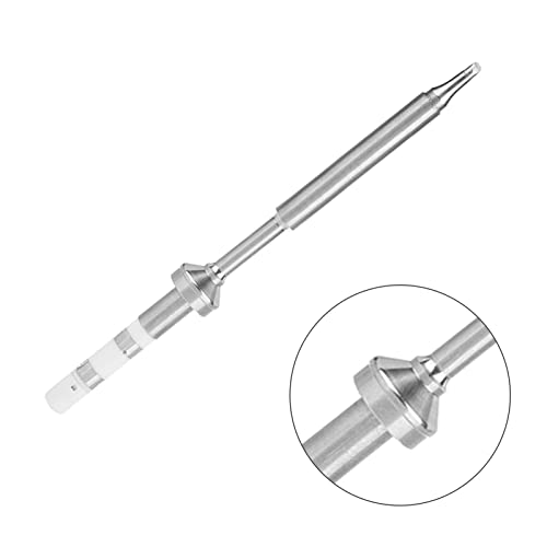 TS100 Soldering Iron Soldering Iron Tip, TS BC2 Mini Stainless Steel Soldering Iron Tips Replacement for Quick Temperature Rise (TS-BC2)