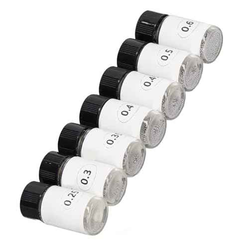 Tin Solder Ball BGA,Solder Cleaning Balls,0.25 0.3 0.35 0.4 0.45 0.5 0.6mm Reballing for GPU CPU IC PCB Chip Used for Connection of semiconductor chip (7 Bottles£©