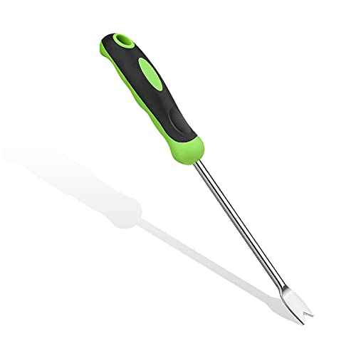 1 Pcs Hand Weeder Tool Stainless Steel Garden Weeding Tool,Hand Weeder Garden Weeding Removal Weed Puller Tool for Garden Lawn
