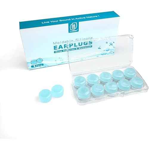 LYSIAN Ultra Soft Moldable Ear Plugs for Sleeping and Swimming Adults and Kids - Reusable Noise Cancelling Earplugs for Sound Blocking, Snoring, Study