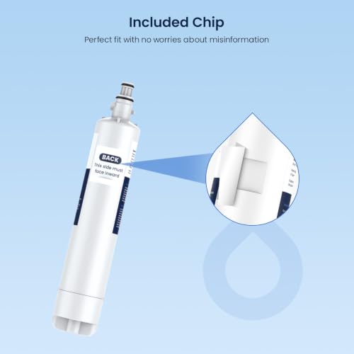 GLACIER FRESH RPWFE Refrigerator Water Filter with CHIP - 1 Pack