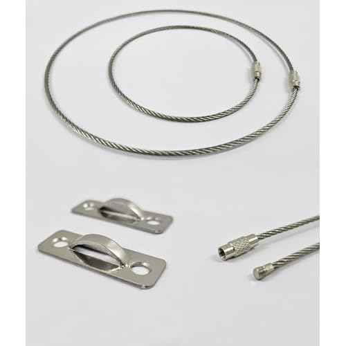 12 Sets Anti Tip Furniture Anchors for Baby Proofing, Earthquake Straps, Furniture Secure to Wall Anchors, Childproof and Home Safety, 10in