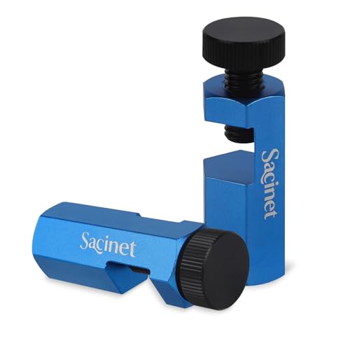 Stair Gauge for Speed Square and Circular Saw Guide, Non-Slip Tall Stair Gauges Set with Holder & Carabiner, Anti-Scratch, Extend Slot Framing Square jig for Stair Rafter Layout, Carpenter Tools