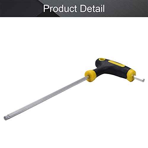 Utoolmart 5mm Metric Ball End Tip Magnetic T-Handle Hex Wrench