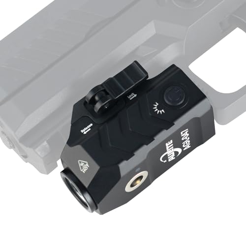 Tactical Flashlight Low Profile Quick Release,Mini Size,Magnetic Rechargeable for Pistol,Airsoft Light,Picatinny Rail Attachments