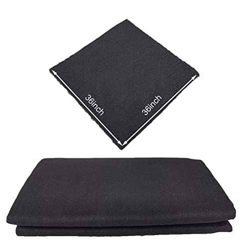 Welding Blanket Fireproof | Heat Resistant Up to 1800¡ÆF | Flame Retardant Fabric Material Carbon Felt for Welders | Plumbers Cuttable (36"X36",1PACK)