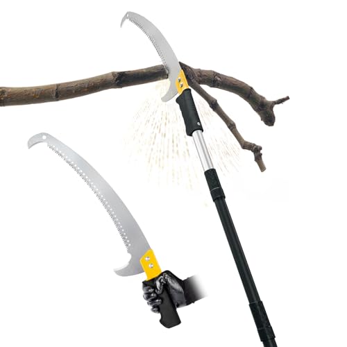 BlumeTrec 14.5FT Pole Saw with Adjustable Length Tree Trimming Tool