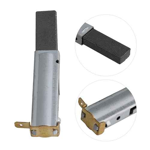 Vacuum Motor Carbon Brush Replacement Parts for Industrial Home Grey Shell Pack of 2