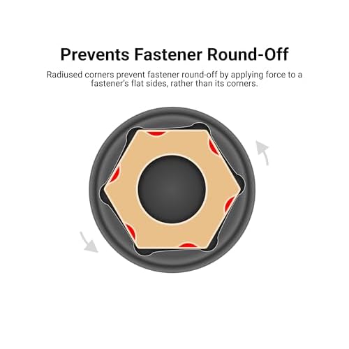 TEKTON 1/4 Inch Drive x 5/8 Inch Deep 6-Point Impact Socket | SID03016