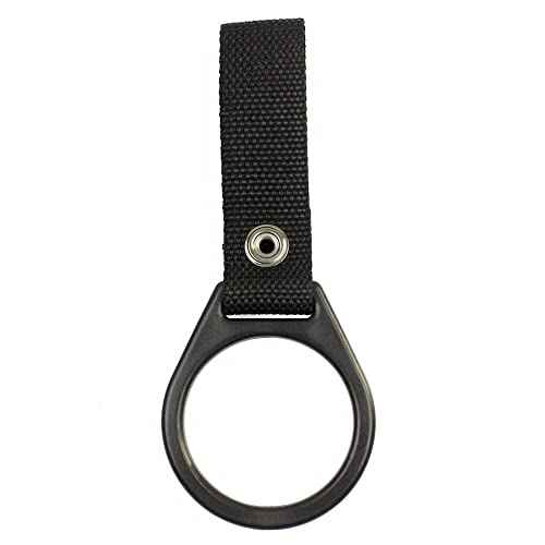 ROCOTACTICAL Police Night Stick Ring Holder, D/C Cell Web Flashlight Holder for Duty Belt, Slide-on Style