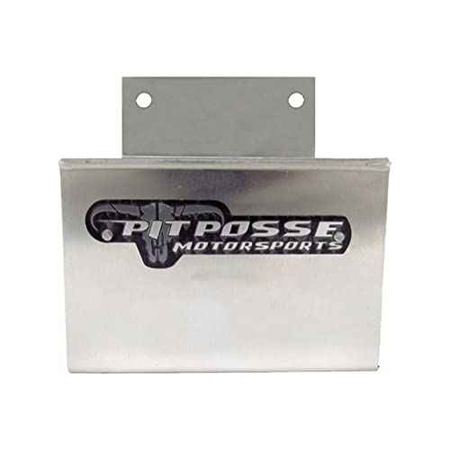 Pit Posse 463 Cord Hose Hanger Organizer for Enclosed Race Trailer Garage Shop - Made in USA - Aluminum Wall Holder Hook Storage Shelf 4.5 x 5 x 5-5 Year Warranty (Silver)