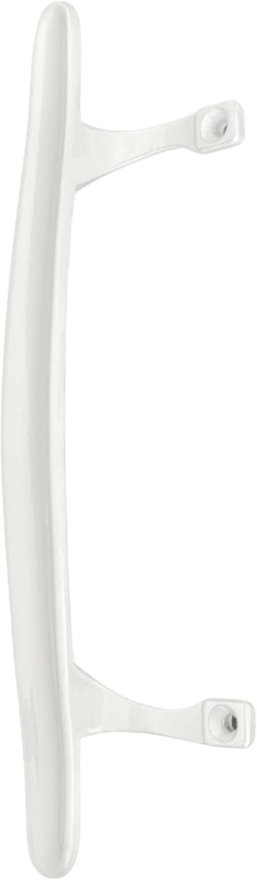 Wynn Hardware White PGT Flush Mount Sliding Glass Door Handle with Hook Latch & Night Lock – Non-Keyed, Diecast Replacement for 1" to 1-1/8" Thick Patio Doors, 6-5/8" Hole Spacing