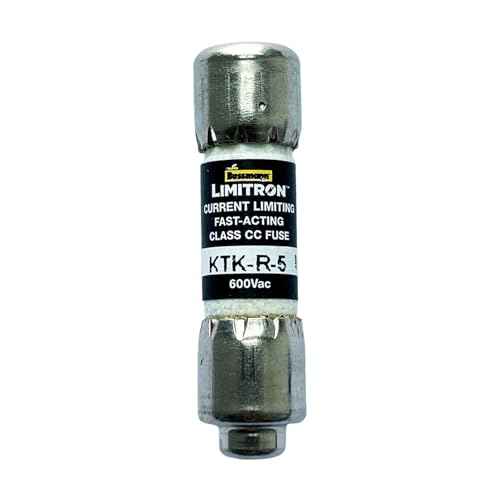 New OEM KTK-R-5 KTK-R-5A 600Vac Fast Acting Fuse, Pack of 10