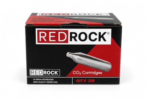 RedRock 16g Unthreaded CO2 Cartridges 30 Pack for Drain Gun HVAC Line Cleaning