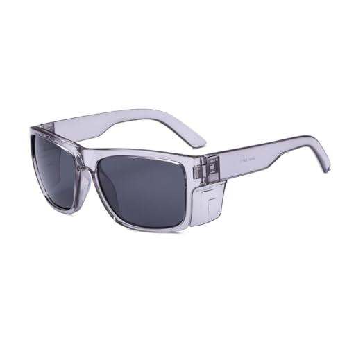 UV400 Polarized Safety Sunglasses ? ANSI Z87.1 Certified, 100% UV Protection, Anti-Glare, Impact Resistant