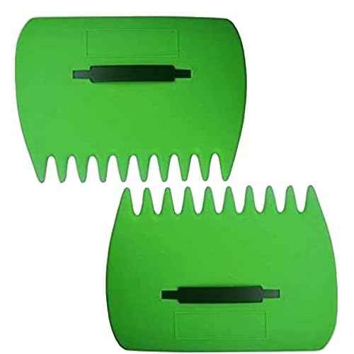Leaf Grabber Set Paw Handheld Hazelnut Leaf Scoop Fast Lawn Remove Fallen Collection Great Tool Lawn Claw Leaf Blade Used to Pick Up Leaves, Grass Clippings, Trash (Green)