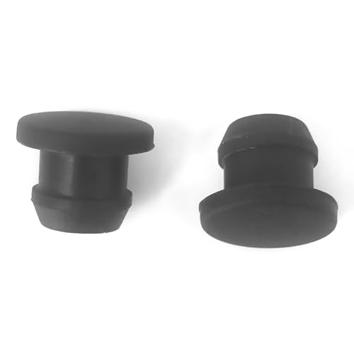 Alamic 20 Pack Silicone 1/4 Inch Hole Plugs Waterproof Sealing Rubber Fittings
