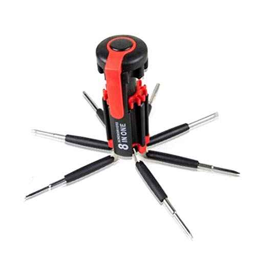 8 in 1 Multi Portable Screwdriver Tools Set with 6 LED Torch