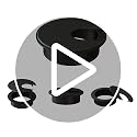 MAHDPRO 2 Inch Black Cable Grommet Pack of 5 - Desk Wire Hole Covers for Office & Computer Tables