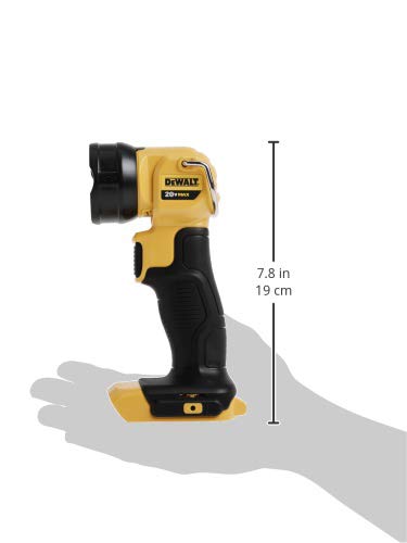 DeWalt 20V MAX LED Work Light/Flashlight - Handheld, Rotating Head