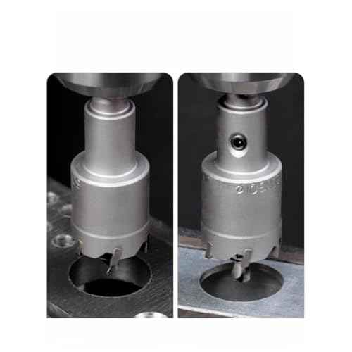 1" (26mm) TCT Hole Saw Kit Tungsten Carbide Tipped Hole Saw Drill Bit with Titanium-Plated Pilot Drill Bit for Metal, Stainless Steel, Iron, Wood, Plastic