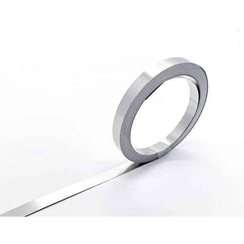 10 meter Nickel Plated Steel Strips Tapes Nickel Plated Steel Sheet Soldering Tabs for DIY 18650 Lithium Battery Pack Battery Connector Tab Battery Cell Spot Welding Welder (0.2X10MM)