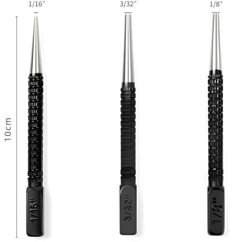 3pc High carbon steel Non Slip Automatic Center Punch Set DIY Marking Tool Metal Wood Scribe Marking Tool