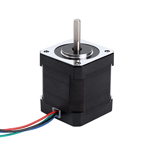STEPPERONLINE Nema 17 Stepper Motor 1.65x1.65in Bipolar 2A 59Ncm for 3D Printers
