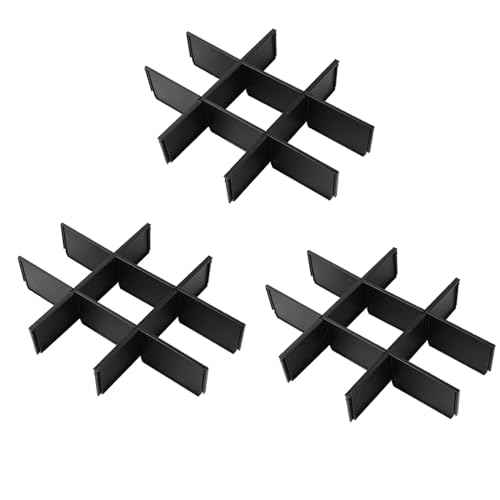 48-22-8473 Packout Dividers For Milwau-kee Packout 3 Drawer Dividers Tool Box (Black-3 Pack)