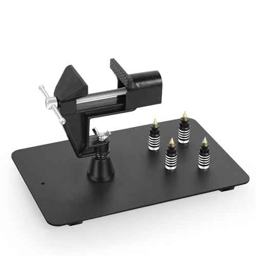 Helping Hands Magnetic Soldering Vise Circuit Board Holder, 2.1-inch Jaw Opening Workbench Vise, Multi-Purpose Vice, 360¡Æ Swivel Base Home Vise for Soldering,Home Workshop, Welding DIY