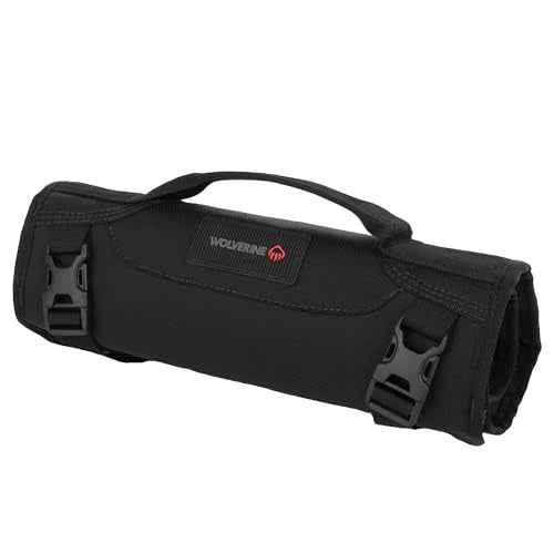 Wolverine Tool Bag |Tote | Utility Roll | Durable Nailhead Nylon, Adjustable Straps, and Versatile Pockets