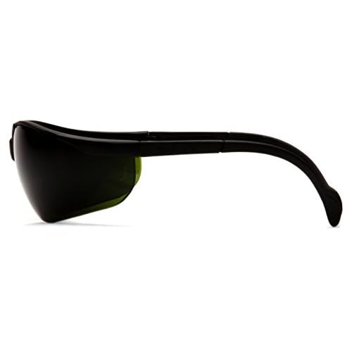 Pyramex Venture II Safety Eyewear, Indoor/Outdoor Mirror Anti-Fog Lens