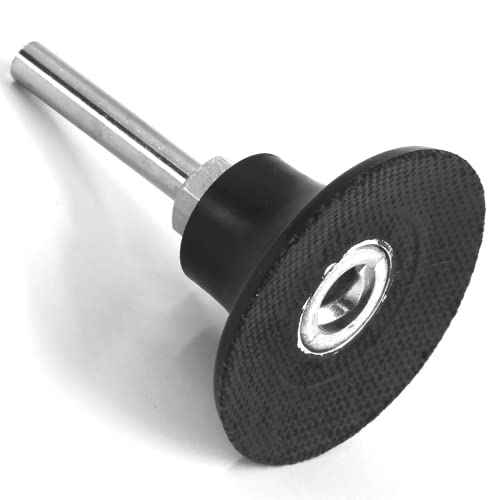 Litoexpe 2 Inch Disc Pad Holder for Roloc, 2-Pack Quick Change Disc Attachments for Polishing, Sanding and Surface Preparation, with 1/4 Inch Shank