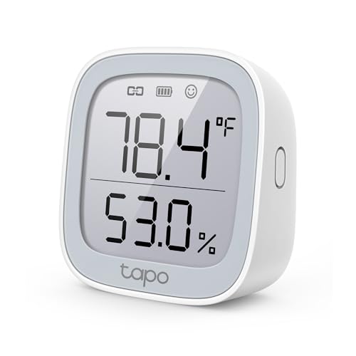 Tapo T315 Smart Temperature & Humidity Monitor (Sensor Only) Swiss-Made, Requires Hub