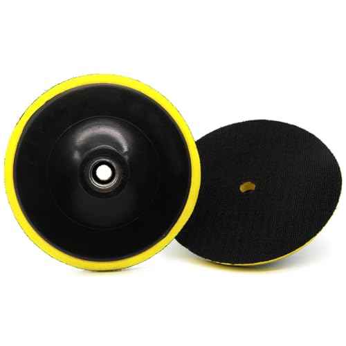 2-Pack Backer Pads 4-Inch Hook and Loop Backing Pads for Polishing Sanding