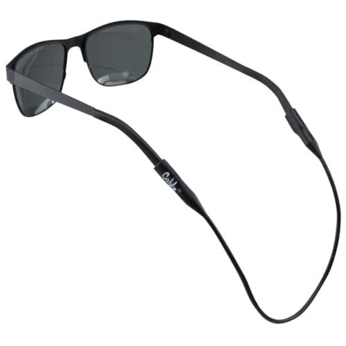 Cablz Mini Silicone Eyewear Retainer | Waterproof Eyewear Retainer Strap | 12 in (Black)