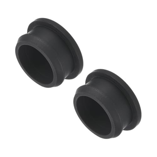 MECCANIXITY 26mm Silicone Locking Hole Plugs Black Pack of 2 - Waterproof Sealing